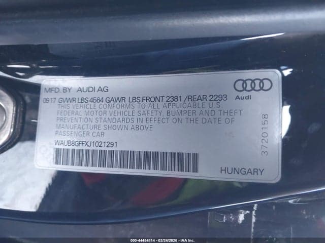2018 AUDI A3 2.0T PREMIUM/2.0T TECH PREMIUM 9