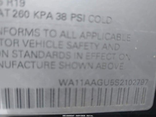 2025 AUDI ALL-NEW Q5 PREMIUM TFSI QUATTRO S TRONIC 9