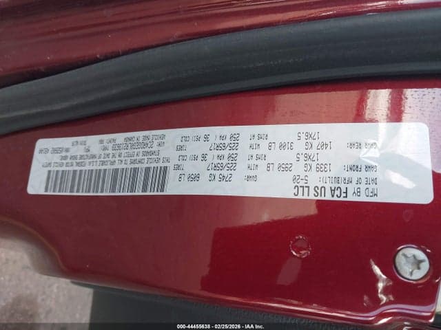 2020 DODGE GRAND CARAVAN GT 9