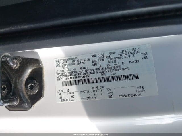 2017 FORD F-150 XLT 9
