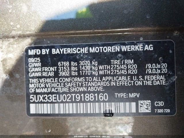 2026 BMW X5 M60I 9