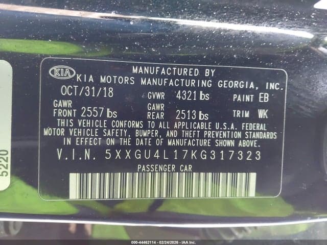 2019 KIA OPTIMA EX 9