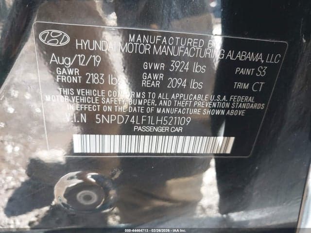 2020 HYUNDAI ELANTRA SE 9