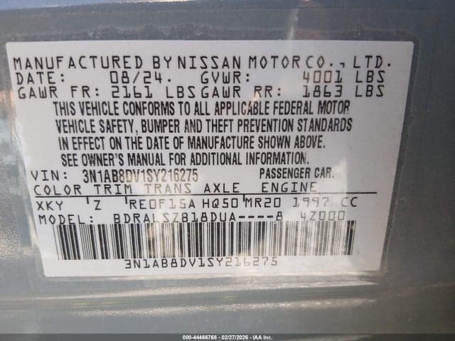 2025 NISSAN SENTRA SR 9
