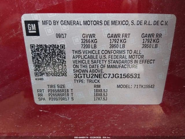 2018 GMC SIERRA 1500 SLT 9