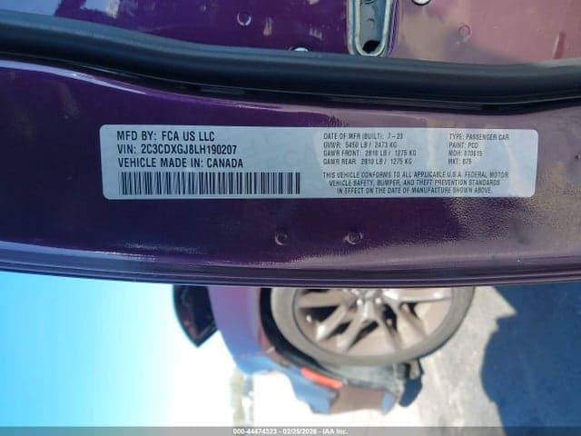 2020 DODGE CHARGER SCAT PACK RWD 9