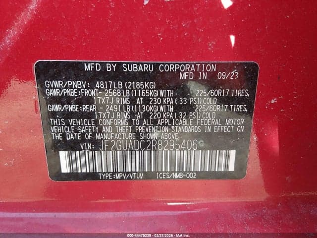 2024 SUBARU CROSSTREK PREMIUM 9
