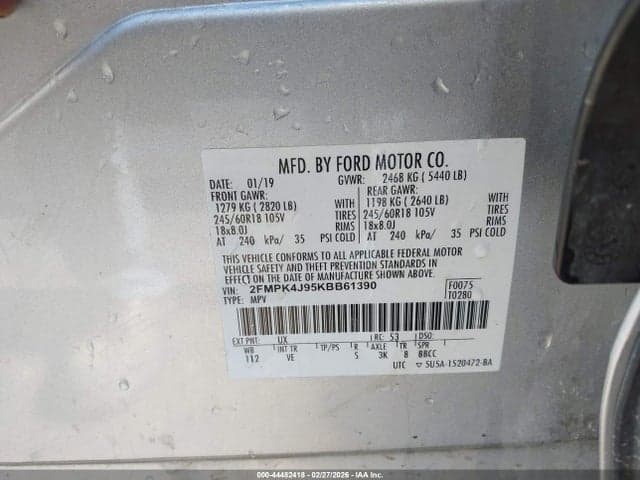 2019 FORD EDGE SEL 9