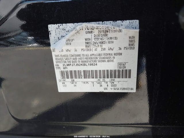 2019 LINCOLN NAUTILUS BLACK LABEL 9