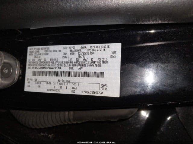 2023 FORD ESCAPE ST-LINE 9
