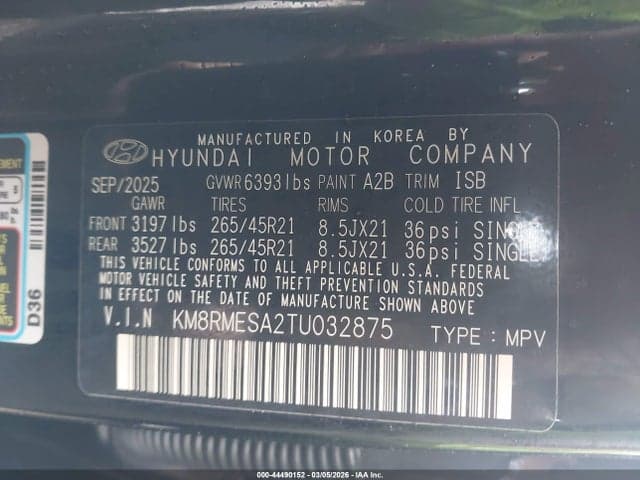 2026 HYUNDAI PALISADE HEV CALLIGRAPHY 9