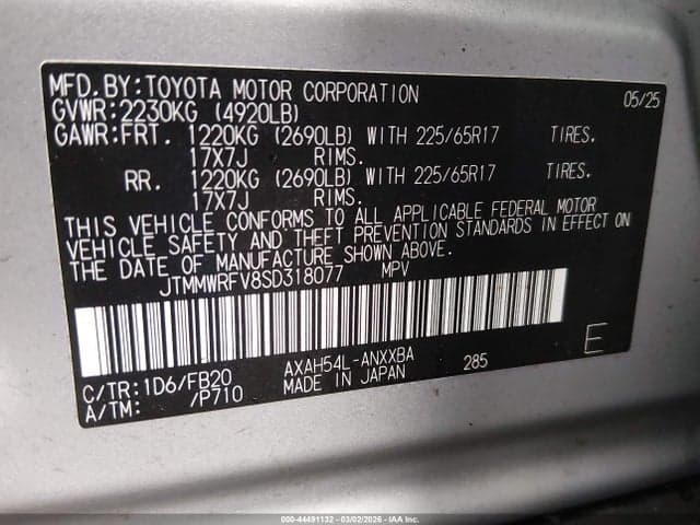 2025 TOYOTA RAV4 HYBRID LE 9
