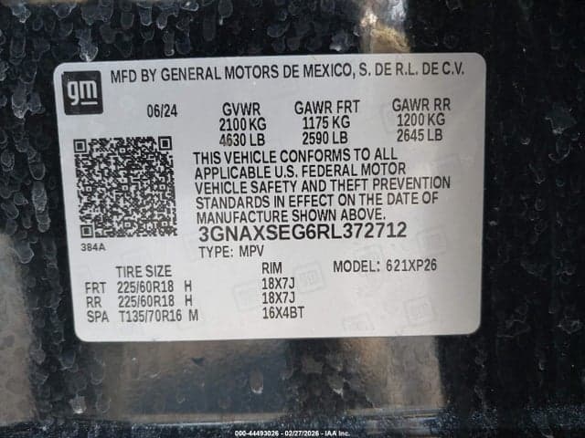 2024 CHEVROLET EQUINOX AWD LS 9