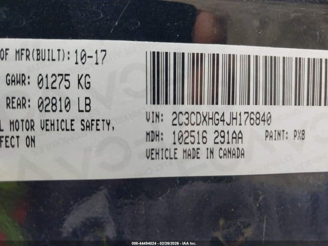 2018 DODGE CHARGER SXT PLUS RWD 9