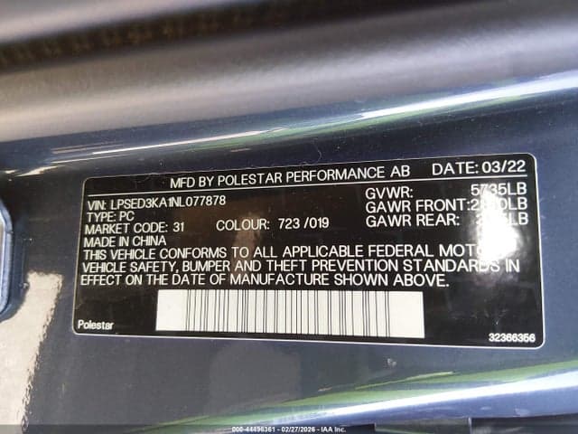 2022 POLESTAR 2 LONG RANGE DUAL MOTOR 9