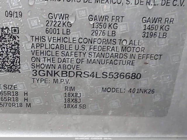 2020 CHEVROLET BLAZER FWD 3LT 9