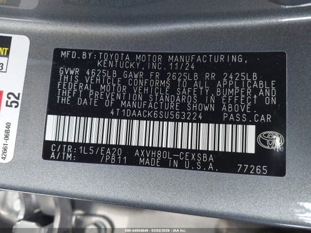2025 TOYOTA CAMRY SE 9