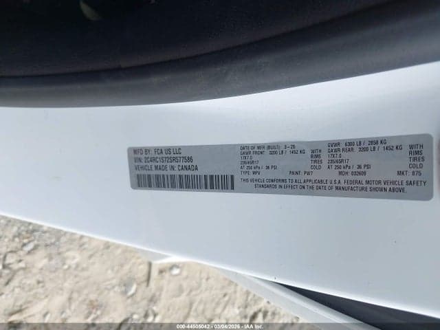 2025 CHRYSLER PACIFICA HYBRID SELECT 9