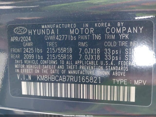 2024 HYUNDAI KONA SEL 9