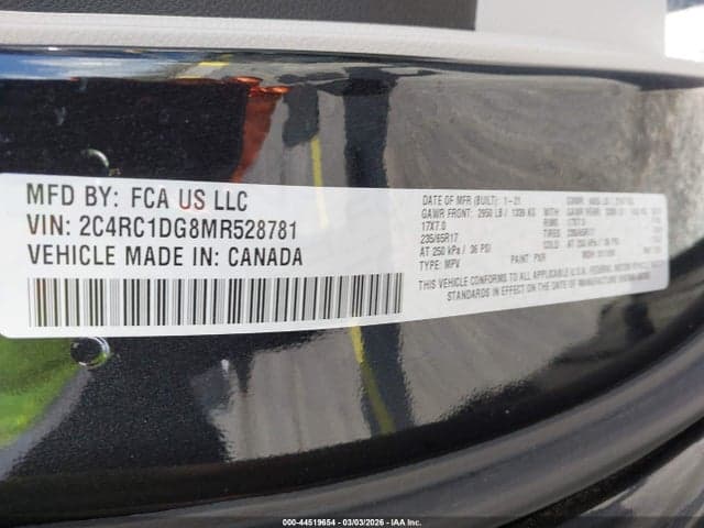 2021 CHRYSLER VOYAGER LXI 9