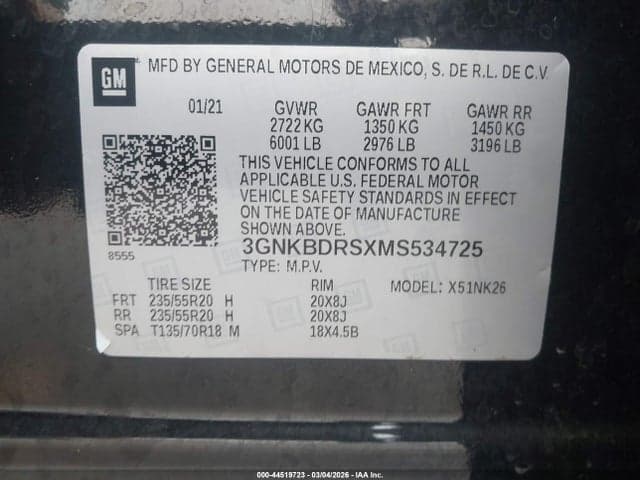 2021 CHEVROLET BLAZER FWD 3LT 9