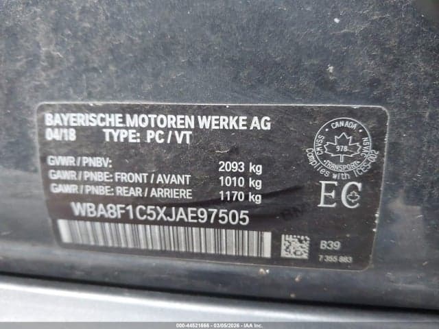 2018 BMW 328D XDRIVE 9