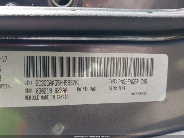 2017 CHRYSLER 300 LIMITED 9