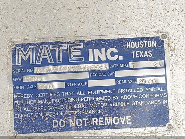 2025 MATE END DUMP TRAILER 9