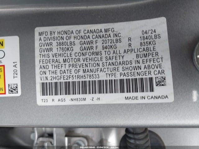 2024 HONDA CIVIC SPORT 9