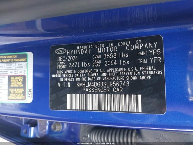 2025 HYUNDAI ELANTRA SEL SPORT 9
