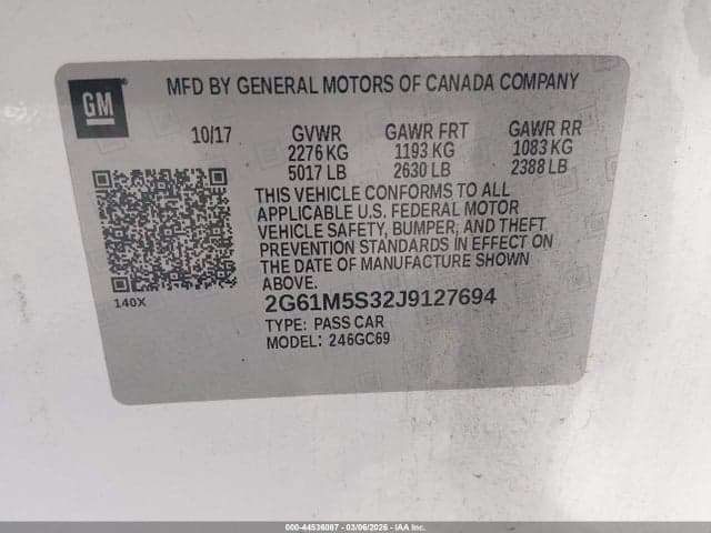 2018 CADILLAC XTS LUXURY 9