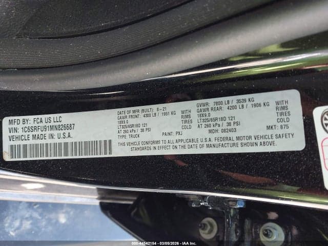 2021 RAM 1500 9