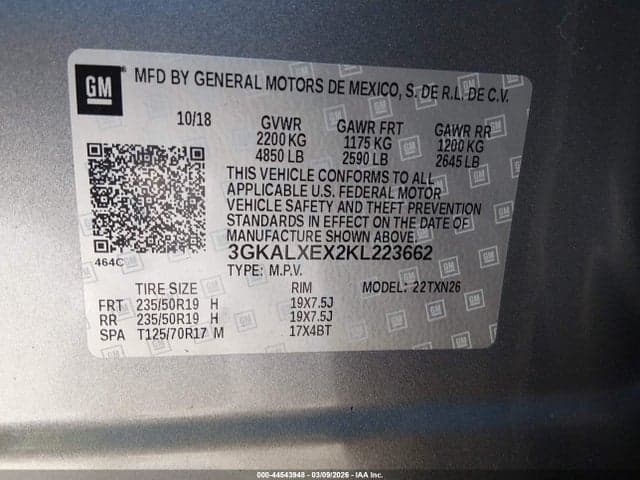 2019 GMC TERRAIN DENALI 9