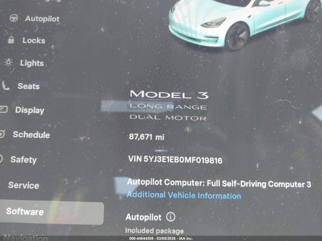 2021 TESLA MODEL 3 LONG RANGE DUAL MOTOR ALL-WHEEL DRIVE 7
