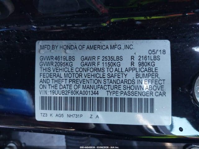 2019 ACURA TLX TECH A-SPEC PKGS 9