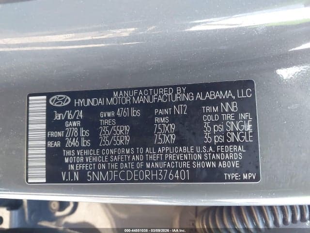 2024 HYUNDAI TUCSON SEL 9
