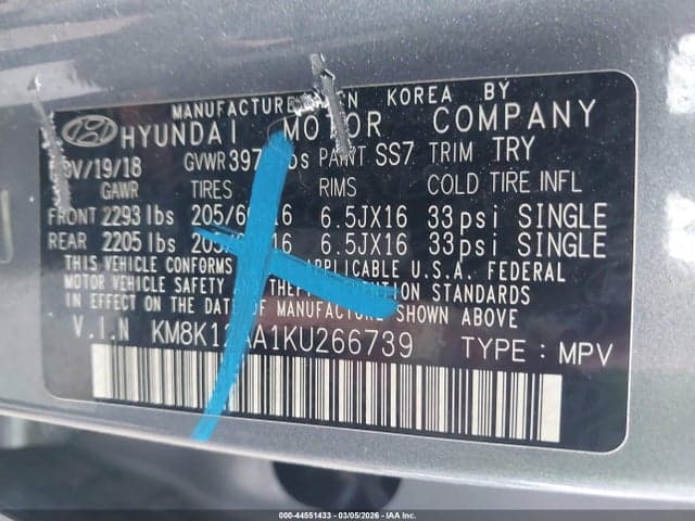 2019 HYUNDAI KONA SE 9