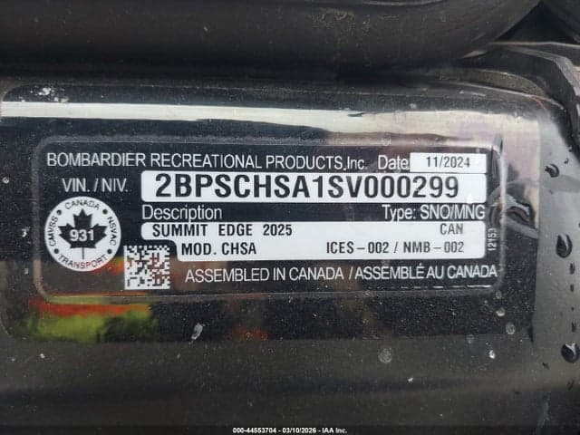 2025 SKI DOO SUMMIT ADRENALINE 14 9