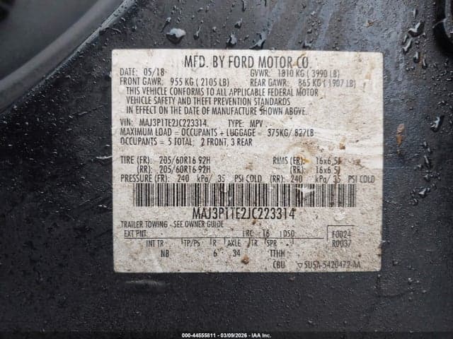 2018 FORD ECOSPORT SE 7
