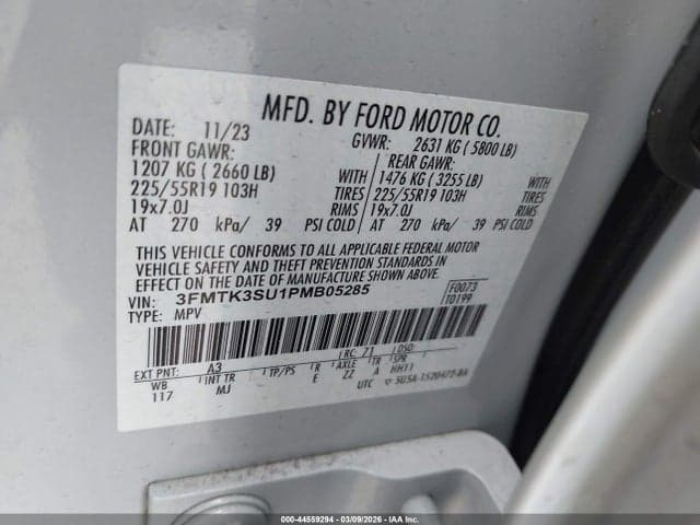 2023 FORD MUSTANG MACH-E PREMIUM 9