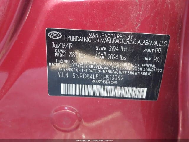 2020 HYUNDAI ELANTRA SEL 9