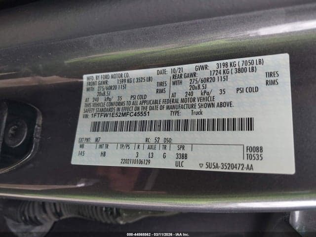 2021 FORD F-150 LARIAT 9