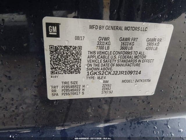 2018 GMC YUKON DENALI 9