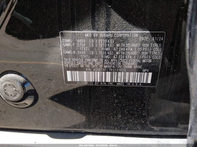 2024 SUBARU OUTBACK PREMIUM 9