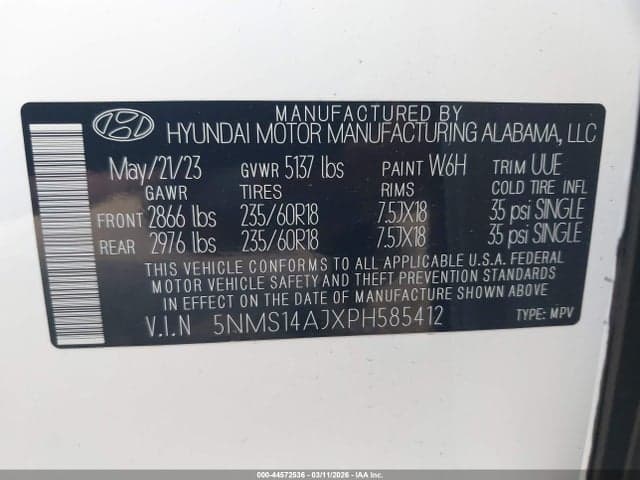 2023 HYUNDAI SANTA FE SE 9