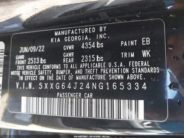 2022 KIA K5 GT-LINE 9
