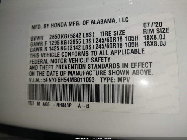 2021 HONDA PILOT AWD EX-L 9
