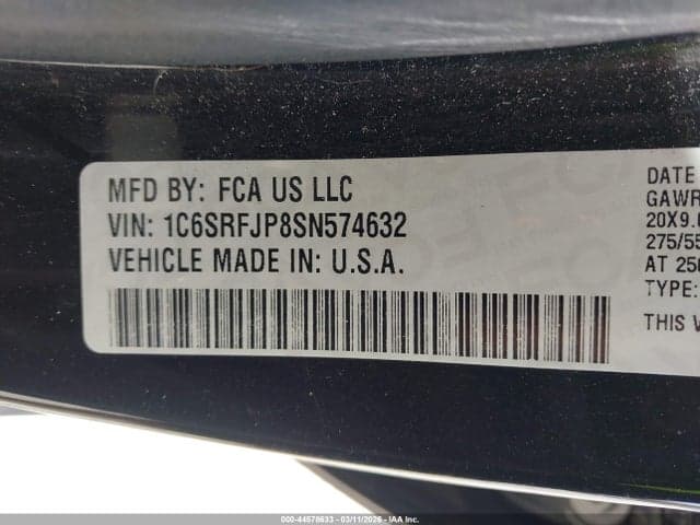 2025 RAM 1500 LARAMIE 4X4 5'7 BOX 9