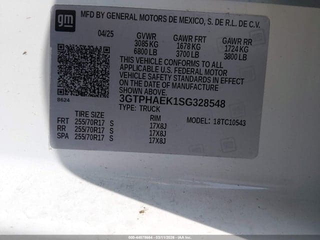 2025 GMC SIERRA 1500 2WD SHORT BOX PRO 9