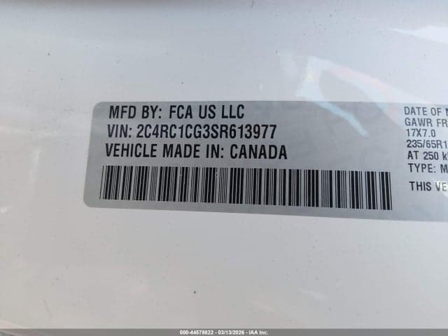 2025 CHRYSLER VOYAGER LX 9